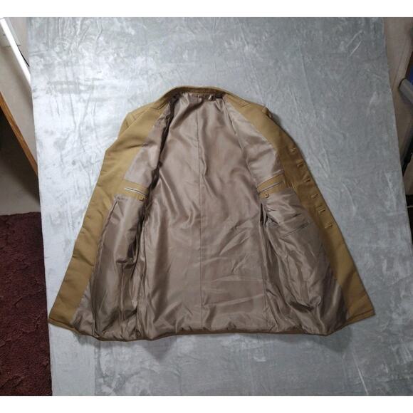 Mens Custom Tailor 3 Piece Suit Brown Tan Size 42 Academia Old Money Classic - Picture 4 of 16